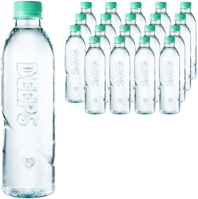 딥스 해양심층수 에코그린 무라벨, 500ml, 20개