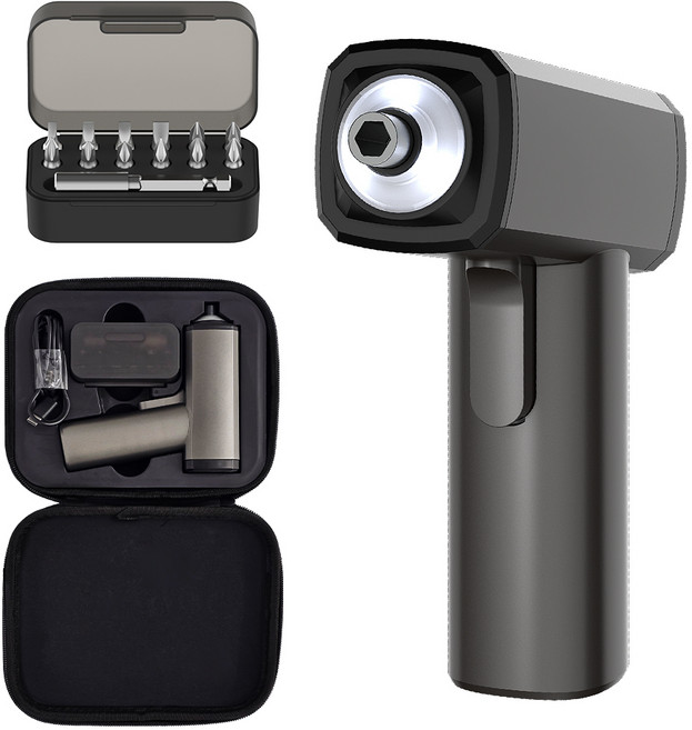 홈플래닛 컴팩트 무선 전동 드라이버, 1세트, 본품