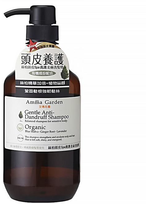 Amma Garden 艾瑪花園 絲柏頭皮SPA養護柔絲洗髮精, 500ml, 1瓶