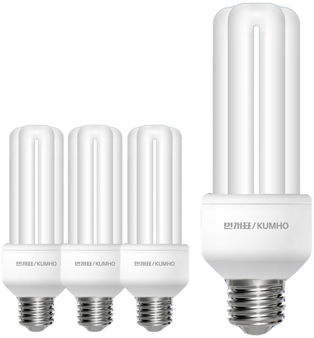 번개표 내장형 램프 30W E30EX-D 4p, 주광색, 1세트