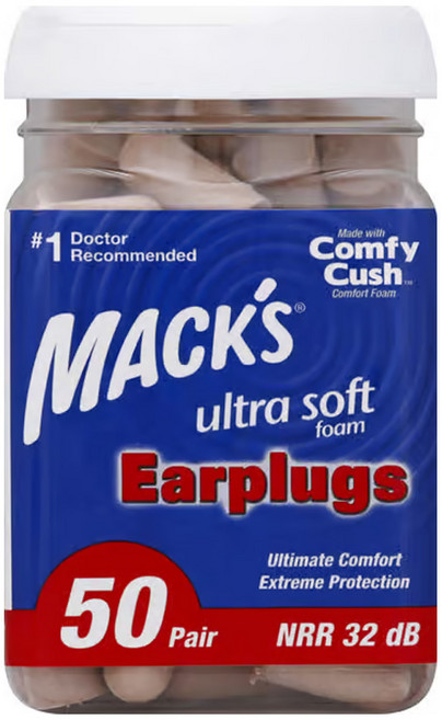 MACK'S 美國 泡棉耳塞 香檳金色, 50副, 1組
