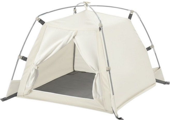 DDASUMI TENT 寵物帳篷, 1個, 象牙色