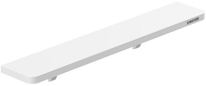 슈와츠코리아 무타공 일자형 욕실선반 A, 화이트, 1개