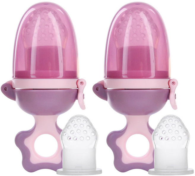 예꼬맘 트위스트 이유 과즙망+리필망, 핑크, 2개