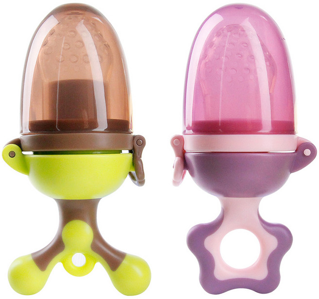 예꼬맘 트위스트 이유 과즙망, 핑크 + 그린, 2개