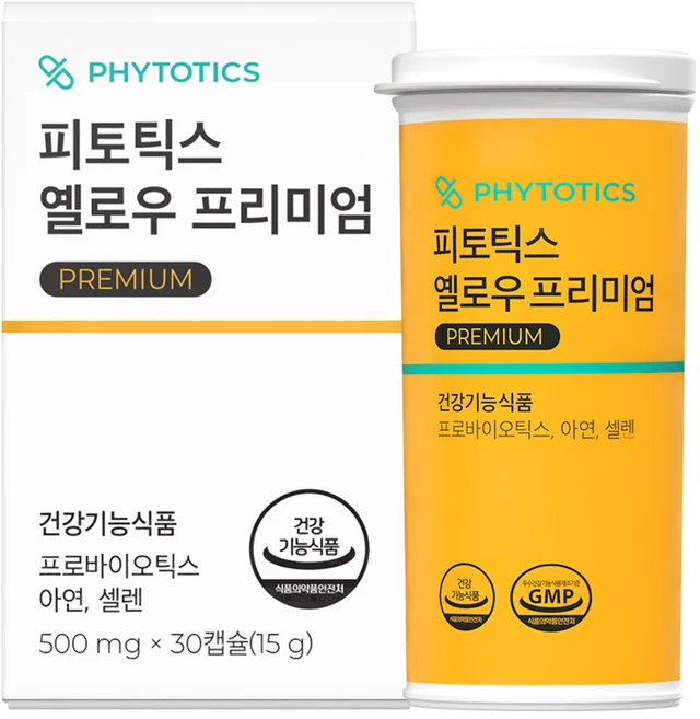 피토틱스 옐로우 프리미엄 유산균 15g, 30정, 1개 - 쿠팡