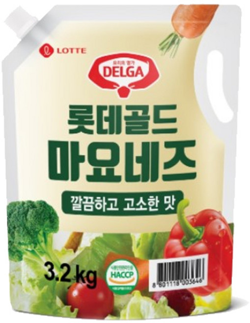 델가 골드 마요네즈, 3.2kg, 1개