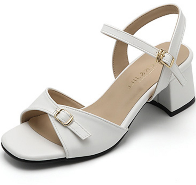 잭앤질 여성용 수제화 미니버클 스트랩 샌들 JB2300