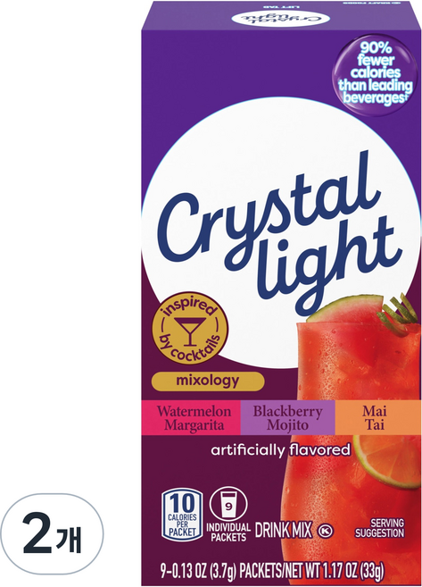 크리스탈라이트 믹솔로지, 3.7g, 2개, 9개입