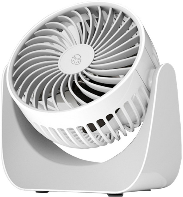 디지지 유무선 휴대 탁상용 미니 선풍기, D21-0020, 펄화이트