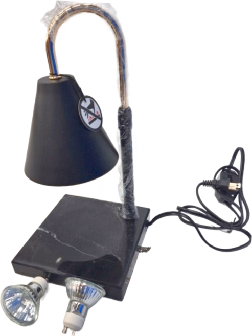 香薰融蠟燈 大理石款, 黑色