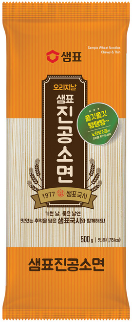 샘표 오리지날 진공소면, 500g, 1개