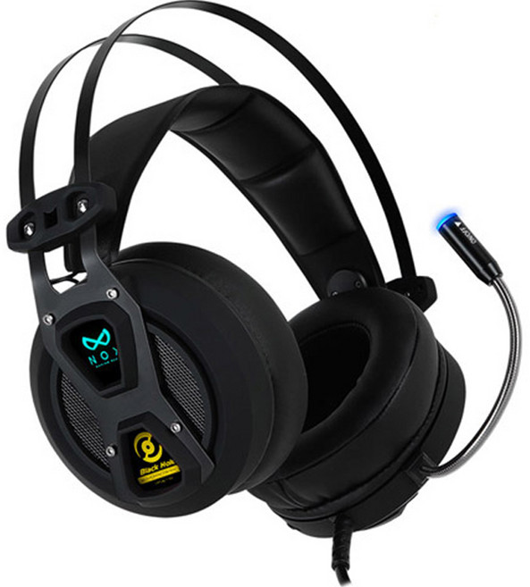 녹스 블랙홀 게이밍 헤드셋 7.1채널 노이즈 캔슬링, NX-4, 혼합 색상