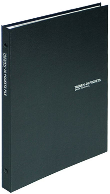 드림산업 트레비엥 합지 파일 20매입, 검정, 1개