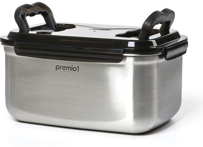 키친아트 스텐304 프리미오1 전해 무연마 김치통 4호, 9.5L, 1개