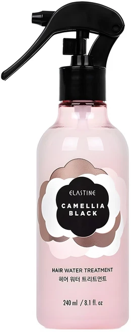엘라스틴 카멜리아 블랙 헤어 워터 트리트먼트 로즈부케향, 240ml, 1개 - 쿠팡