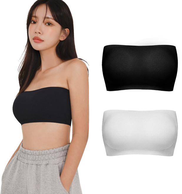 어나더디 서포트 슬림 튜브탑 2p