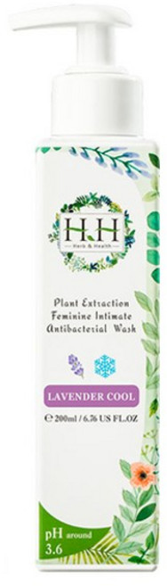 HH 草本新淨界 私密植萃抗菌潔淨露 沁涼薰衣草, 200ml, 1瓶