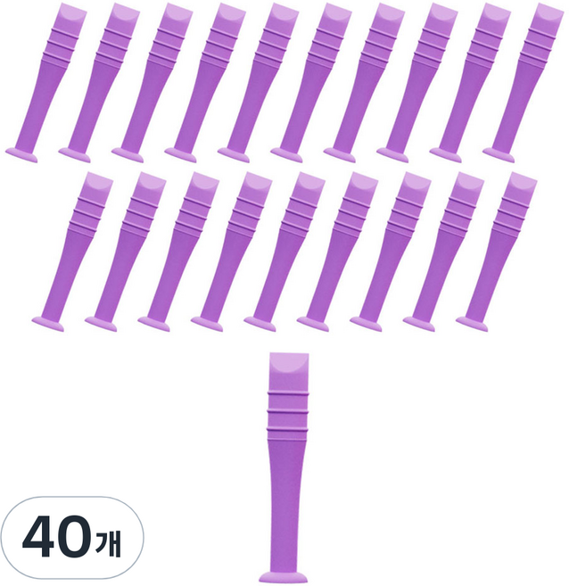 렌즈닦이소녀 하드 드림렌즈 석션, 퍼플, 40개