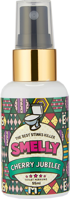 스멜리 토일렛 퍼퓸 체리 쥬빌레 화장실탈취제 본품, 55ml, 1개