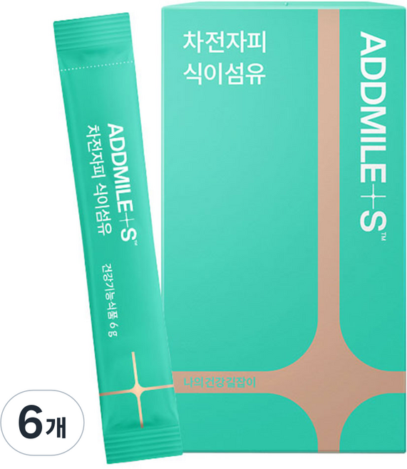 애드마일스 신풍제약 차전자피 식이섬유 30포, 180g, 6개