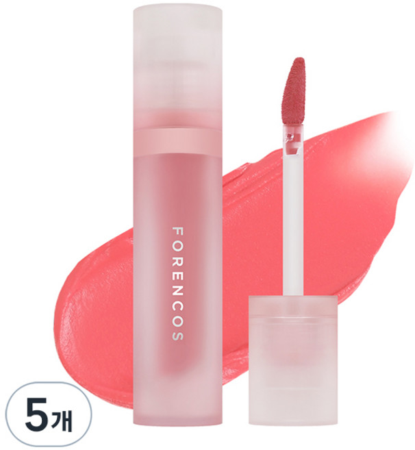 포렌코즈 타투 비쥬 벨벳 립틴트, 01 라플러, 5개