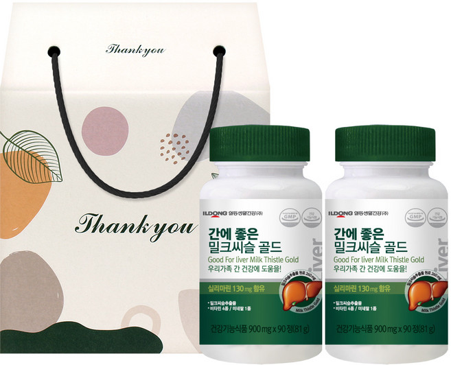 일동생활건강 간에 좋은 밀크씨슬 골드, 180정, 1세트