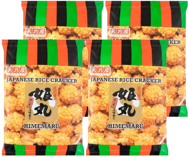아마노야 히메마루 쌀과자, 4개, 98g