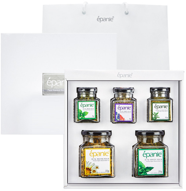 에빠니 유기농 허브차 선물세트, 5종, 1세트