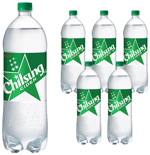 칠성사이다 페트, 2L, 6개