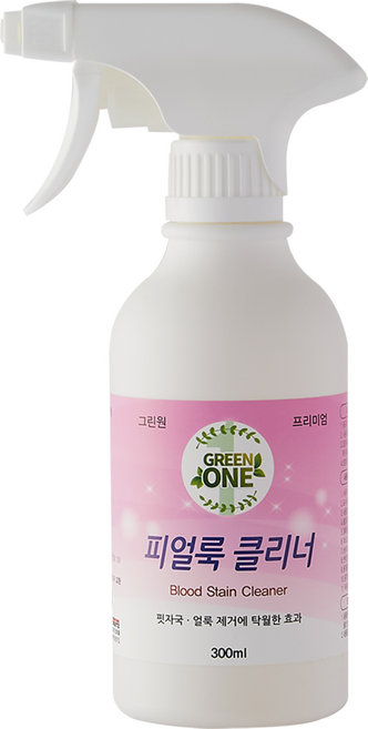 GREENONE 피 얼룩 클리너 얼룩제거제, 1개, 300ml