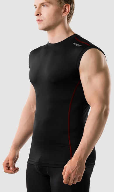 아르메데스 남성용 냉감 기능성 쿨 언더레이어 민소매나시 AR-121