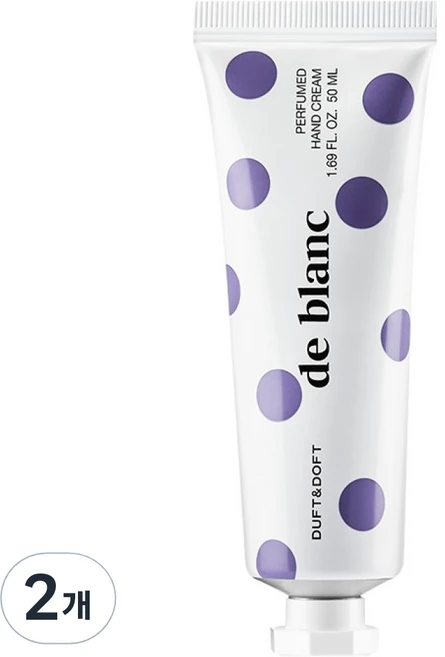 더프트앤도프트 니치 퍼퓸 핸드크림 드블랑, 50ml, 2개 - 쿠팡