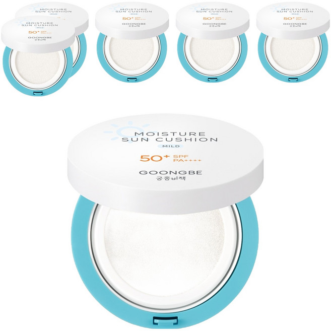 궁중비책 모이스처 유아 선쿠션 마일드 SPF50+ PA++++, 14g, 6개