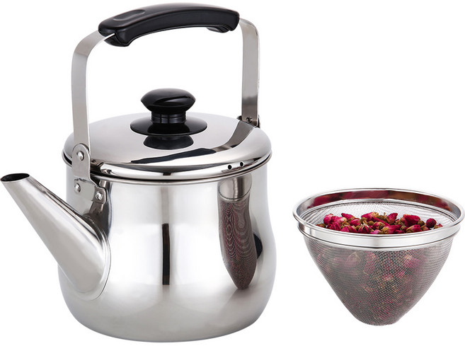 키친플라워 뉴그레이스 건강 차 망 주전자, 2.5L, 1개