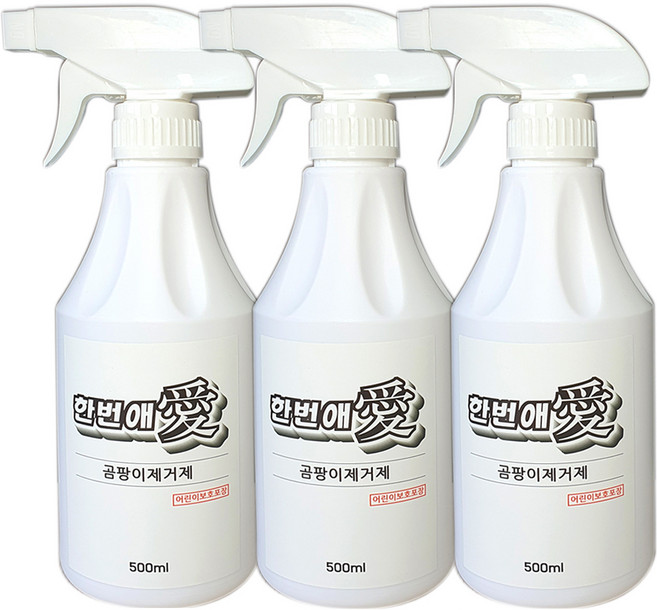 한번애 곰팡이 제거, 500ml, 3개