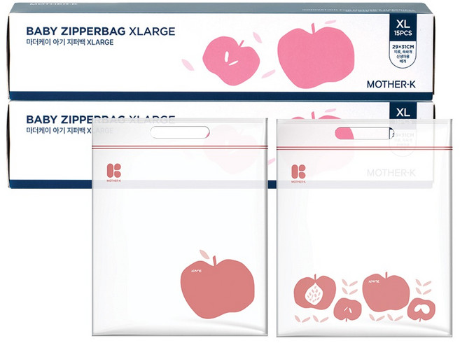 마더케이 아기 지퍼팩, 2개