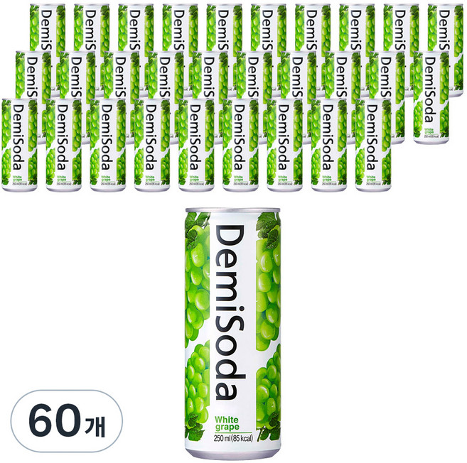 데미소다 청포도, 250ml, 60개