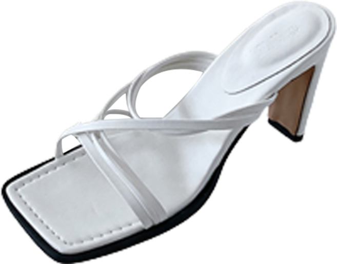 여성용 엘리자쿠 슬리퍼 힐 샌들 C131_H179