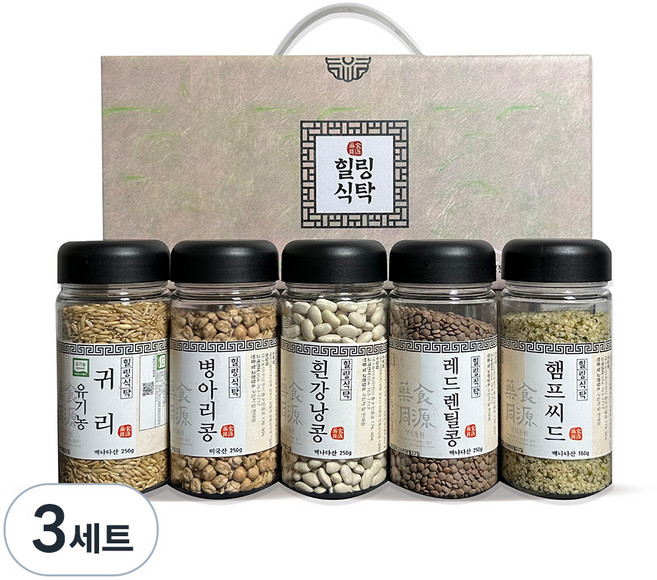 힐링식탁 건강채움 5종 세트 1호, 3세트