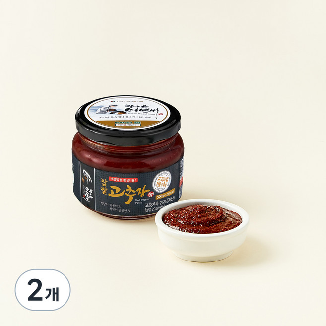 피아골미선씨 찹쌀고추장, 500g, 2개