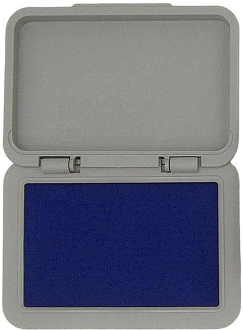 Shachihata 寫吉達 油性印台 小形 HGN-1 (盤面尺寸/63×40mm), 亮藍色, 1個