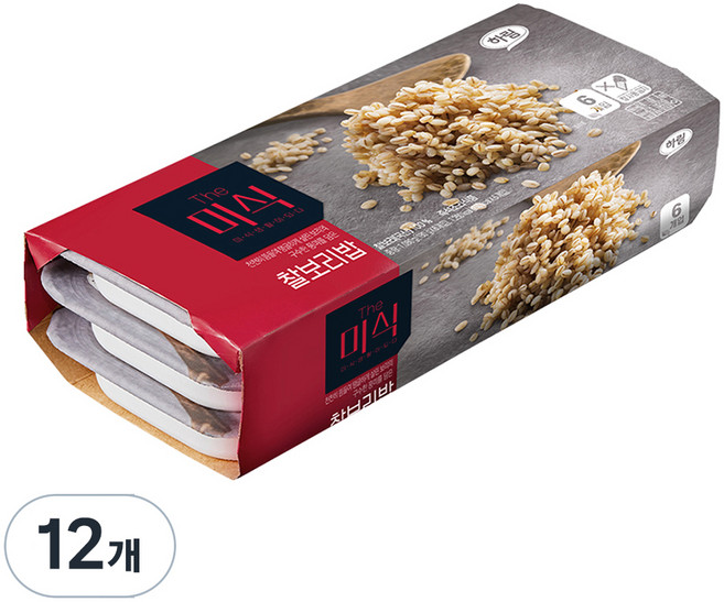 더미식 찰보리밥, 180g, 12개