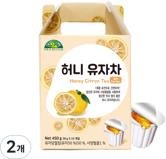 Organic Story herb 蜂蜜柚子茶, 30g, 15顆, 2盒