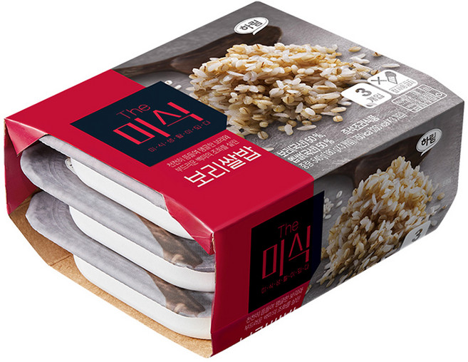 더미식 보리쌀밥, 180g, 3개