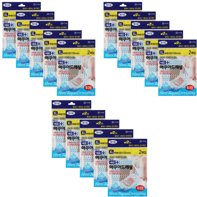 맘스덤 아쿠아 드레싱 밴드, 2개입, 15개