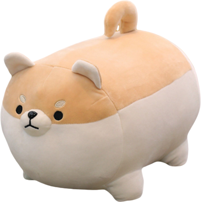 네이처타임즈 뚱뚱 시바견 인형, 베이지