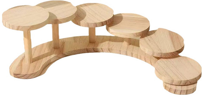 민쓰맘 원목 진열대 반원형, 1개