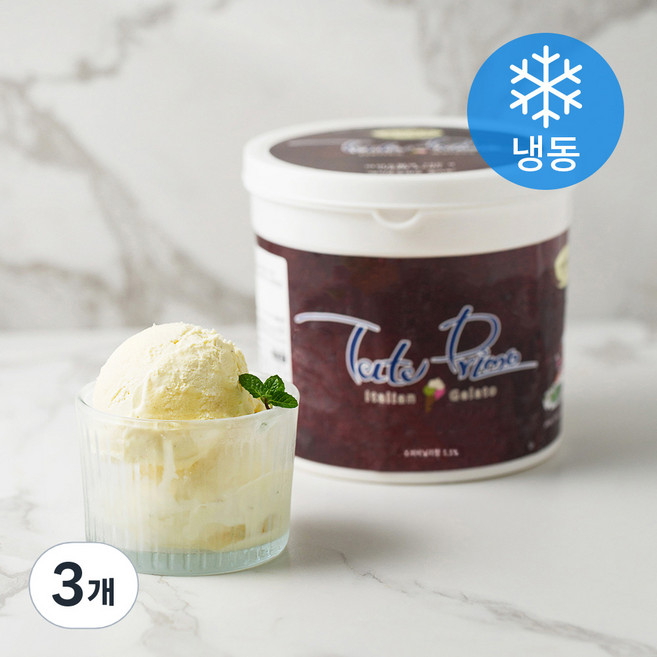 테이트프리모 젤라또 뉴바닐라 (냉동), 750g, 1개입, 3개