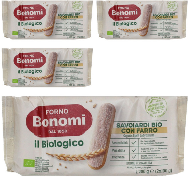 보노미 유기농 레이디핑거 비스켓, 4개, 200g